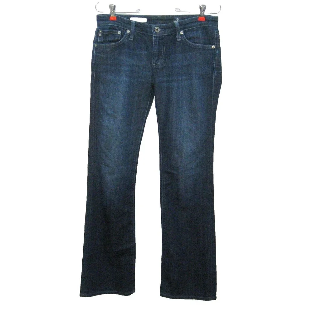 Adriano Goldschmied Womens Size 27R Blue Denim Pants 5 Pockets Bootcut Made USA